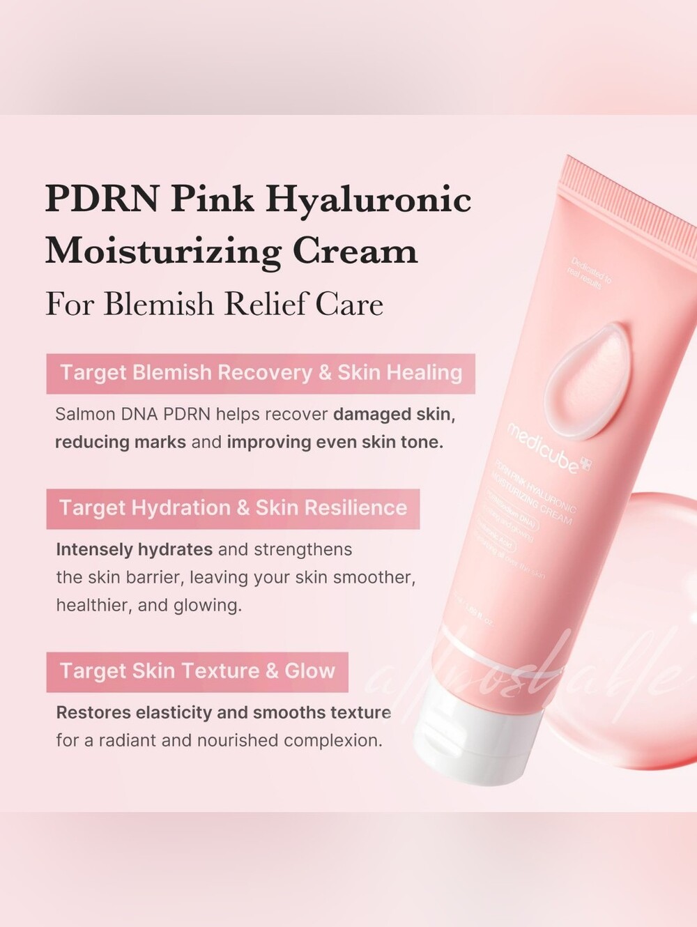 ⭐️ONLY ONE⭐️ Medicube PDRN Pink Hyaluronic Moisturizing Cream